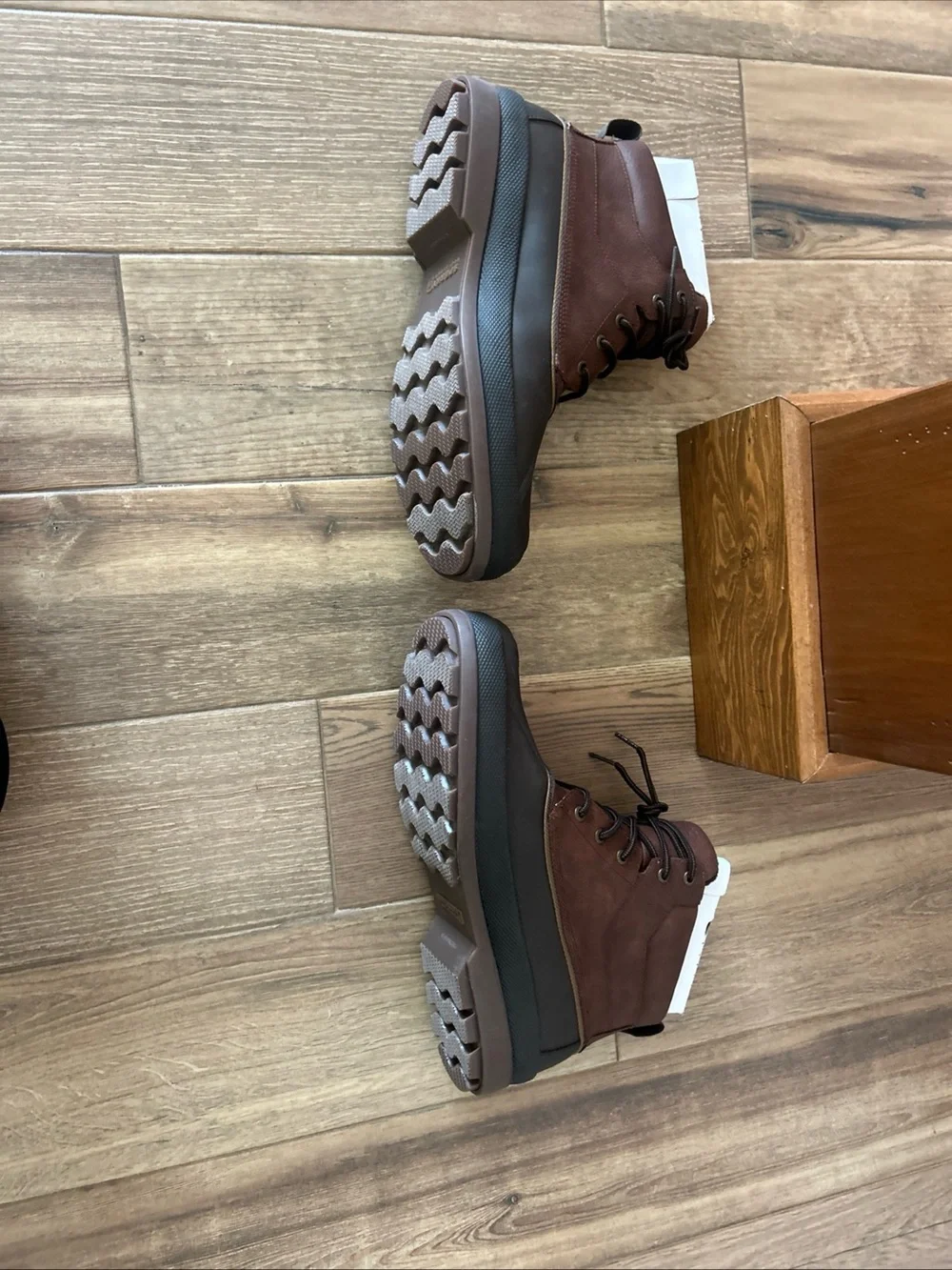 Sperry Cold Bay Chukka Brown Coffee Mens Sz 13 Waterproof Lace Up Boots NWOB